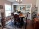 Formal dining room featuring a traditional wooden table set, classic decor, and hardwood floors at 416 Sandestin Dr, Winter Haven, FL 33884