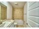 Clean bathroom with tub and shower combo at 4081 Tullamore Ln, Auburndale, FL 33823