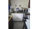 Efficient kitchen with a stainless steel sink, white cabinets, and granite countertops at 2031 Poe St, Lakeland, FL 33801