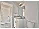 Bathroom with a white sink vanity and a granite countertop at 4039 Tullamore Ln, Auburndale, FL 33823