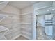 Large walk-in pantry with ample shelving for storage at 4039 Tullamore Ln, Auburndale, FL 33823