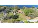 Scenic aerial view of a lakefront home surrounded by trees at 9650 W Lake Marion Rd, Haines City, FL 33844