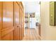 Hallway that provides access to the kitchen, dining room, and pantry at 9650 W Lake Marion Rd, Haines City, FL 33844