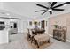 Bright kitchen with stainless steel appliances and white cabinets at 222 Rod Ln, Davenport, FL 33837