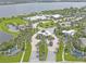 Community clubhouse with resort-style amenities and lake views at 5151 Twin Lakes Blvd, Saint Cloud, FL 34772