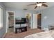 Spacious bedroom with walk-in closet, natural light, and en-suite bathroom access at 2014 Bardmoor, Winter Haven, FL 33884
