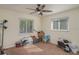 Bright bedroom with natural light, ceiling fan, and ample space for personalization at 2014 Bardmoor, Winter Haven, FL 33884