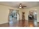 Bright room with sliding glass doors leading to backyard, next to dining area at 2014 Bardmoor, Winter Haven, FL 33884