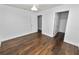 Bedroom with hardwood floors and access to a closet at 3537 Julius Estates Blvd, Winter Haven, FL 33881