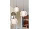 Modern light fixture with three glass globe pendants at 4104 Martindale Loop, Winter Haven, FL 33884