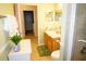 Bathroom with double vanity and access to laundry room at 3832 Traditions N Blvd, Winter Haven, FL 33884