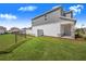 View of the well-maintained backyard, fenced in for privacy and security, perfect for outdoor activities and relaxation at 3028 Park Vale Rd, Saint Cloud, FL 34771