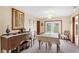 Traditional dining room featuring a wood table, chairs, and vintage buffet at 524 Coleman W Dr, Winter Haven, FL 33884