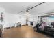 Spacious garage featuring laundry area, golf cart parking, and ample storage space at 627 Watercrest Dr, Haines City, FL 33844