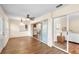 Bright living room leading to a bedroom and offering seamless indoor-outdoor living at 627 Watercrest Dr, Haines City, FL 33844