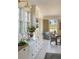 Bright kitchen area with a farmhouse sink, marble countertop, and seating nook at 2300 Scenic N Hwy # 51, Lake Wales, FL 33898