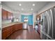 Well-lit kitchen equipped with granite countertops and stainless steel appliances at 2821 Sheldon St, Lakeland, FL 33813