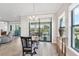 Bright breakfast nook with sliding glass doors leading to a patio at 473 Adams View Ln, Auburndale, FL 33823