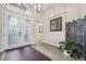 Bright and airy entryway with hardwood floors at 473 Adams View Ln, Auburndale, FL 33823