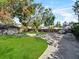 Long, curved driveway leading to a two-car garage and ample parking at 4570 Chambliss Rd, Winter Haven, FL 33884