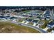 Aerial view showing the house's location in a residential neighborhood at 4364 Reding Way, Lakeland, FL 33813