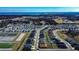 Aerial view of a house in a residential neighborhood at 4364 Reding Way, Lakeland, FL 33813