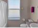 Bathroom with shower/tub combo and vanity at 1333 Rebecca Dr, Haines City, FL 33844