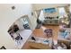 Spacious living room with hardwood floors and view of patio at 1333 Rebecca Dr, Haines City, FL 33844