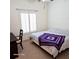 Bedroom with carpet, a window with shutters, and a desk at 4101 Limerick Dr, Lake Wales, FL 33859