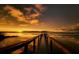 Serene sunrise view from the private dock at 1769 S Lake Reedy Blvd, Frostproof, FL 33843