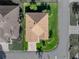 Aerial view of the house and surrounding area at 4076 Tralee Dr, Lake Wales, FL 33859