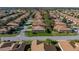 Single story house located on a corner lot, aerial view at 4076 Tralee Dr, Lake Wales, FL 33859