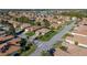 Single story house with a green lawn, aerial view at 4076 Tralee Dr, Lake Wales, FL 33859