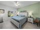 Spacious bedroom with large bed, nightstands, and calming color scheme at 4076 Tralee Dr, Lake Wales, FL 33859