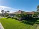 Exterior view showing house and landscaping at 4076 Tralee Dr, Lake Wales, FL 33859