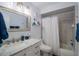 Clean bathroom with marble vanity and bathtub at 6102 N Fork Ct, Lakeland, FL 33809