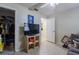 Bright bedroom with closet and TV at 6102 N Fork Ct, Lakeland, FL 33809