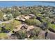 Aerial view of community and waterfront at 111 Woden Way, Winter Haven, FL 33884