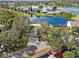 Lakefront property with lush landscaping at 1143 Waterview Pt, Lakeland, FL 33801