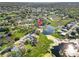 Aerial view of home near lake and community at 1143 Waterview Pt, Lakeland, FL 33801