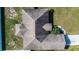 Overhead view of house highlighting roofline and landscaping at 1548 Normandy Heights Blvd, Winter Haven, FL 33880