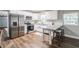 Updated kitchen featuring stainless steel appliances and granite countertops at 2104 John Arthur Way, Lakeland, FL 33803