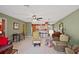 Open concept living room with kitchen view at 25 Aviation Dr, Winter Haven, FL 33881