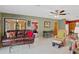 Living room with open floor plan and bedroom view at 25 Aviation Dr, Winter Haven, FL 33881