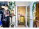 Private home elevator with decorative gate at 3001 Crystal Beach Rd, Winter Haven, FL 33880