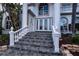Grand entrance with a staircase and columns at 3001 Crystal Beach Rd, Winter Haven, FL 33880