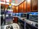 Modern kitchen with stainless steel appliances and Star Wars decor at 3001 Crystal Beach Rd, Winter Haven, FL 33880