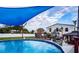 Inviting above-ground pool with a shaded play area at 3001 Crystal Beach Rd, Winter Haven, FL 33880