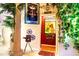 Private home theater with movie posters and plush seating at 3001 Crystal Beach Rd, Winter Haven, FL 33880