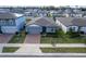 Aerial view of house and surrounding neighborhood at 3285 Weitzel Dr, Haines City, FL 33844